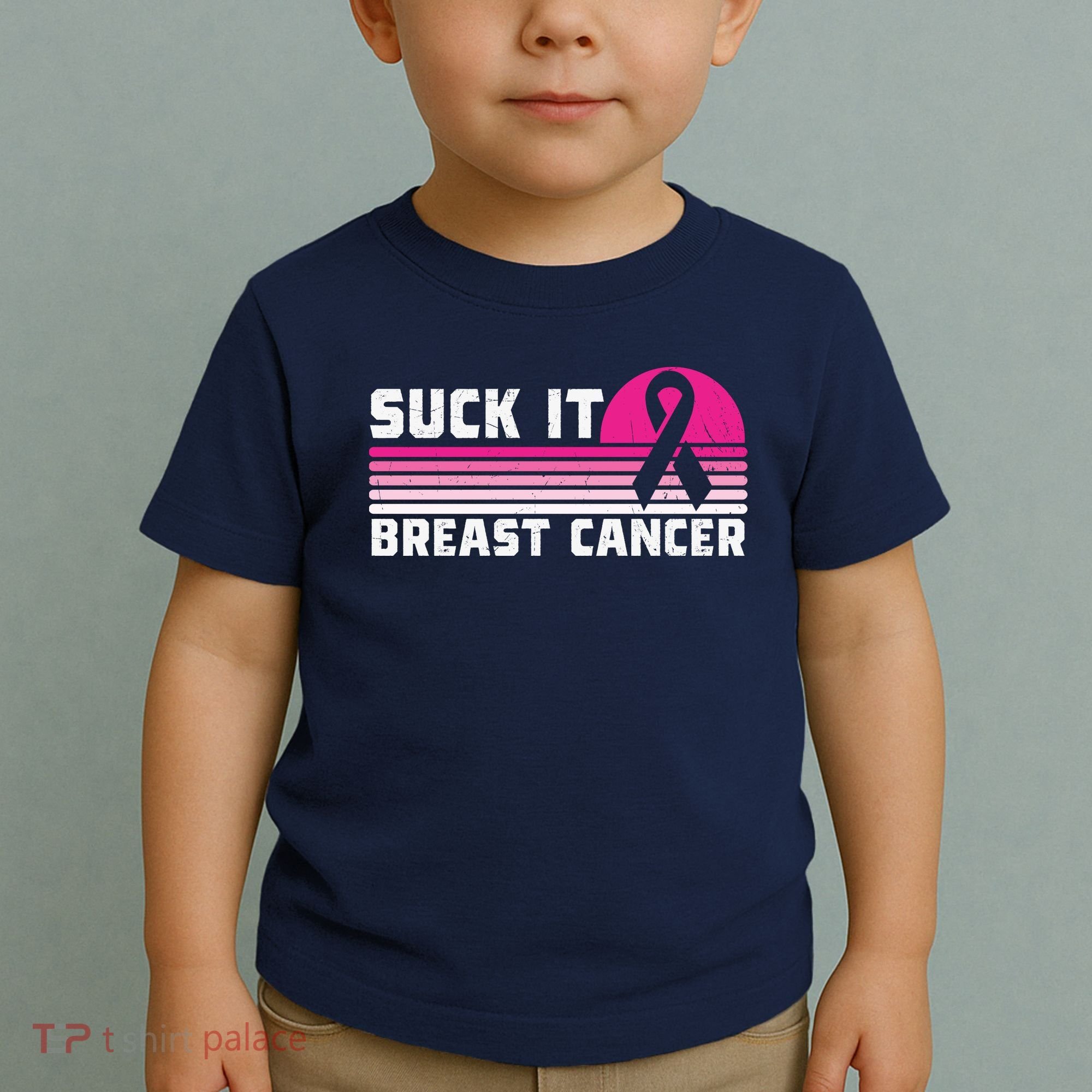 Suck It Breast Cancer Awareness Toddler T-Shirt