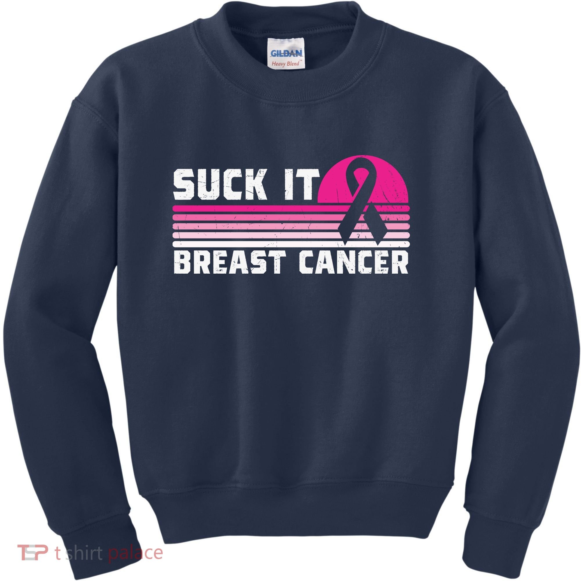 Suck It Breast Cancer Awareness Kids Sweatshirt