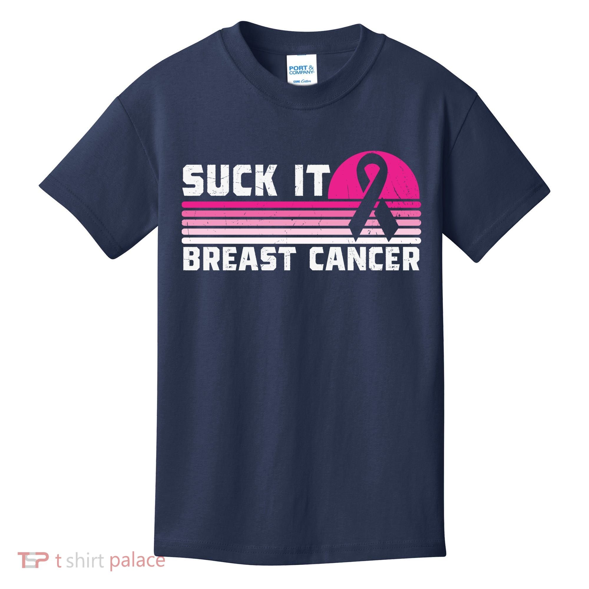 Suck It Breast Cancer Awareness Kids T-Shirt