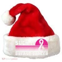 Suck It Breast Cancer Awareness Santa Hat thumb 0