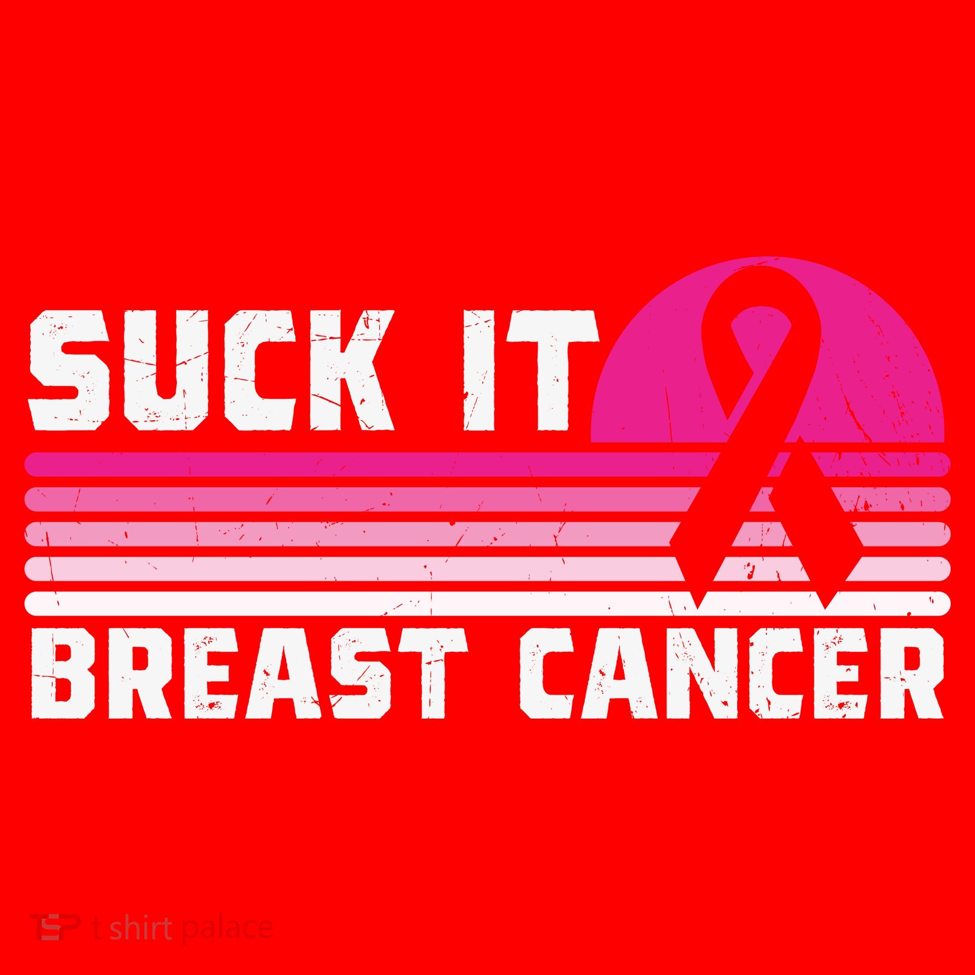 Suck It Breast Cancer Awareness Santa Hat