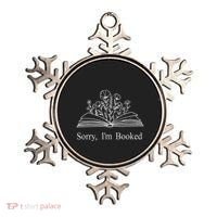 Sorry IM Booked Gift Book Lovers Bookish Ornament thumb 0