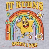  Saying It Burns When I Pee Women's Sweatshirt thumb 2