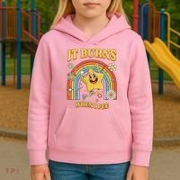  Saying It Burns When I Pee Kids Hoodie thumb 3