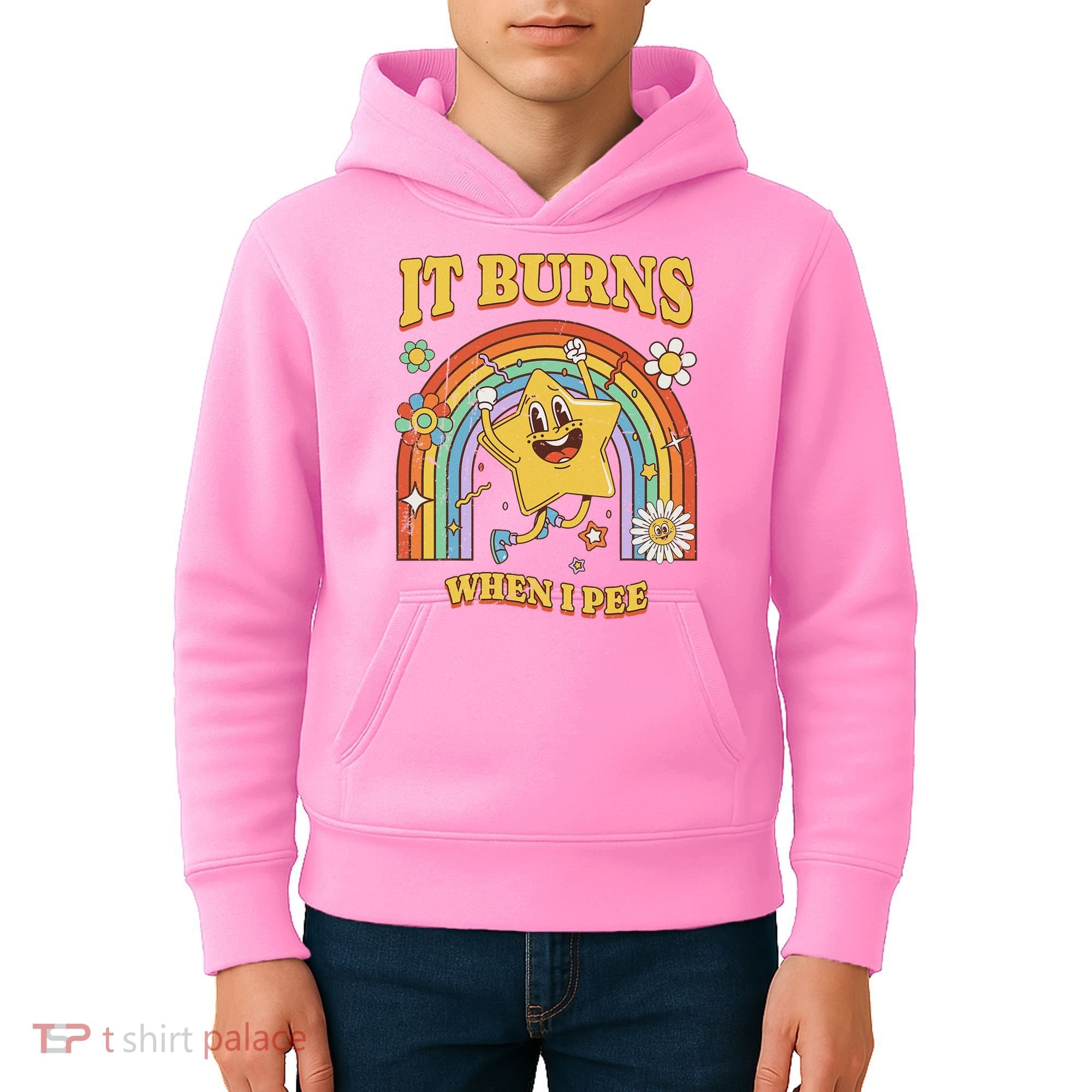  Saying It Burns When I Pee Kids Hoodie
