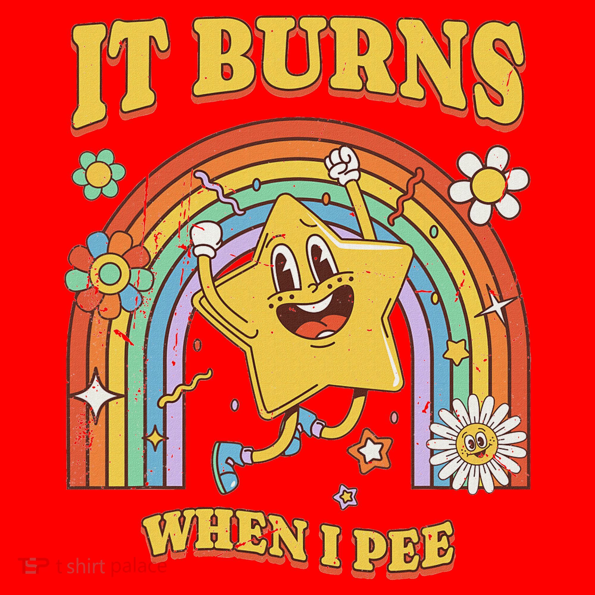  Saying It Burns When I Pee Santa Hat