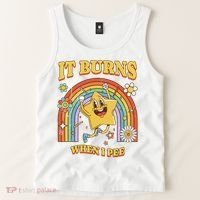  Saying It Burns When I Pee Tank Top thumb 2