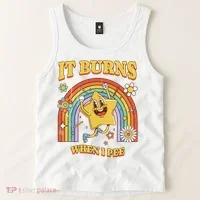  Saying It Burns When I Pee Tank Top thumb 2