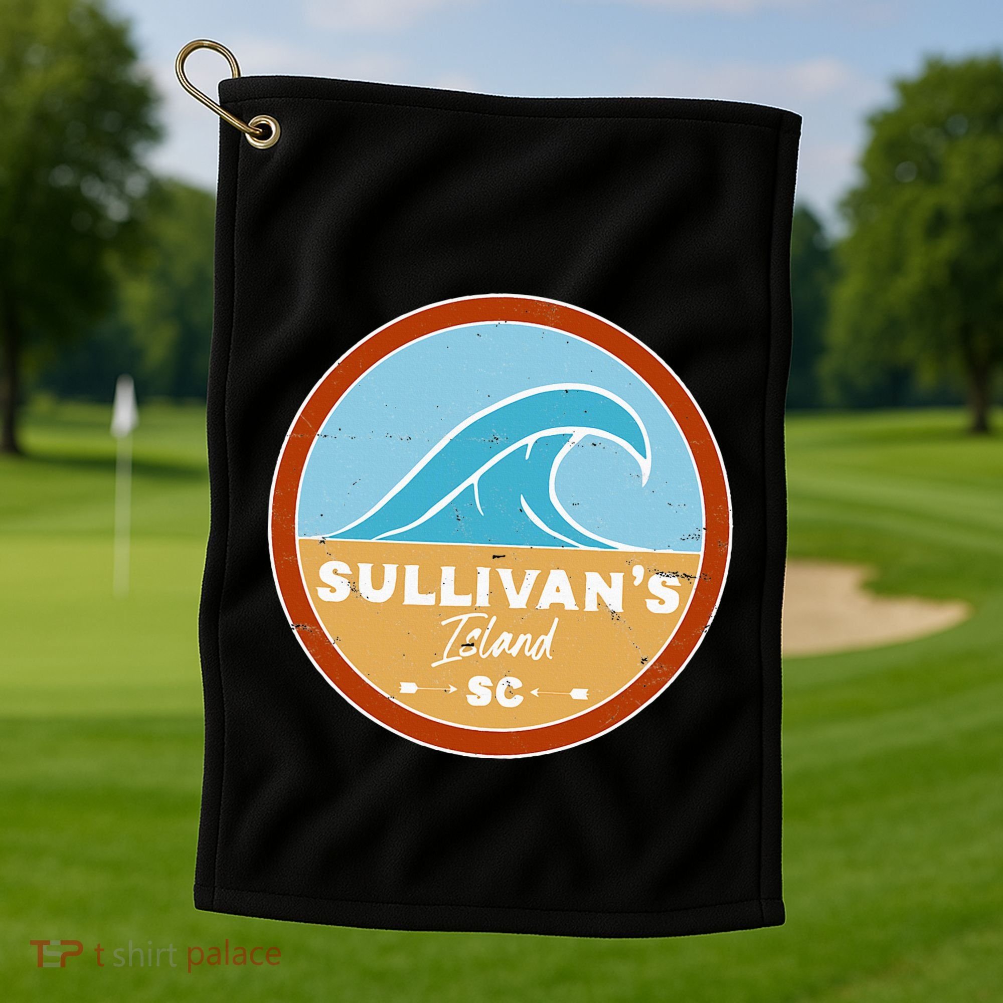 SullivanS Island Beach South Carolina Sc Beach Lover Golf Towel
