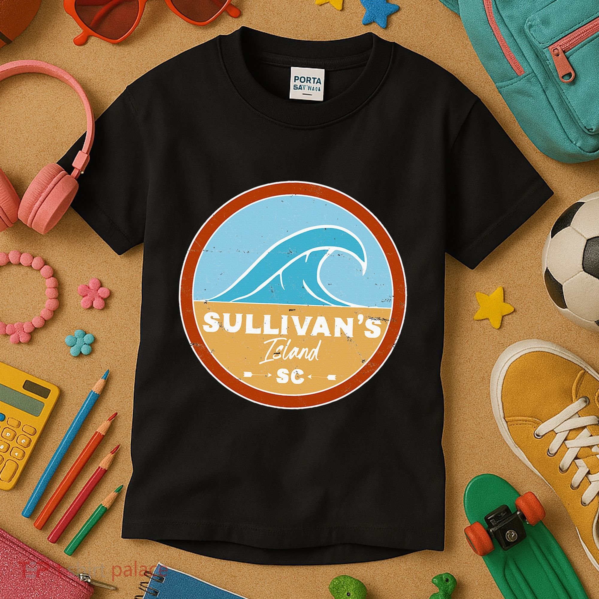SullivanS Island Beach South Carolina Sc Beach Lover Kids T-Shirt