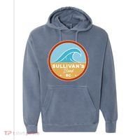 SullivanS Island Beach South Carolina Sc Beach Lover Comfort Colors Garment-Dyed Hooded Sweatshirt thumb 0