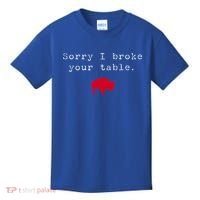 Sorry I Broke Your Table Buffalo Kids T-Shirt thumb 0