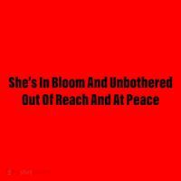 She’S In Bloom And Unbothered Out Of Reach And At Peace Santa Hat thumb 1