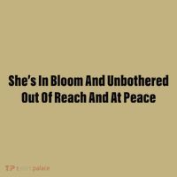 She’S In Bloom And Unbothered Out Of Reach And At Peace Mousepad thumb 1