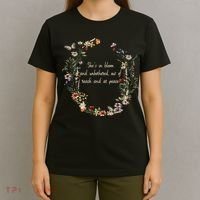 She’S In Bloom And Unbothered Out Of Reach And At Peace T-Shirt thumb 4