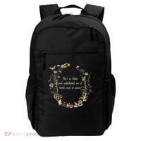 She’S In Bloom And Unbothered Out Of Reach And At Peace Backpack thumb 0