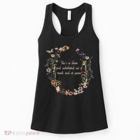 She’S In Bloom And Unbothered Out Of Reach And At Peace Women's Tank Top thumb 0