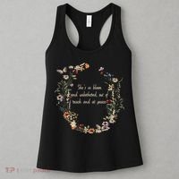 She’S In Bloom And Unbothered Out Of Reach And At Peace Women's Tank Top thumb 3