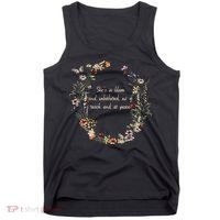 She’S In Bloom And Unbothered Out Of Reach And At Peace Tank Top thumb 0