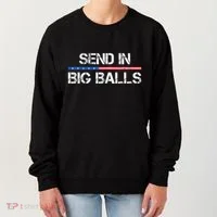 Send In Big Balls Doge D.O.G.E Gift Women's Sweatshirt thumb 0
