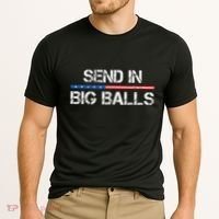 Send In Big Balls Doge D.O.G.E Gift Cooling Performance Crew T-Shirt thumb 2