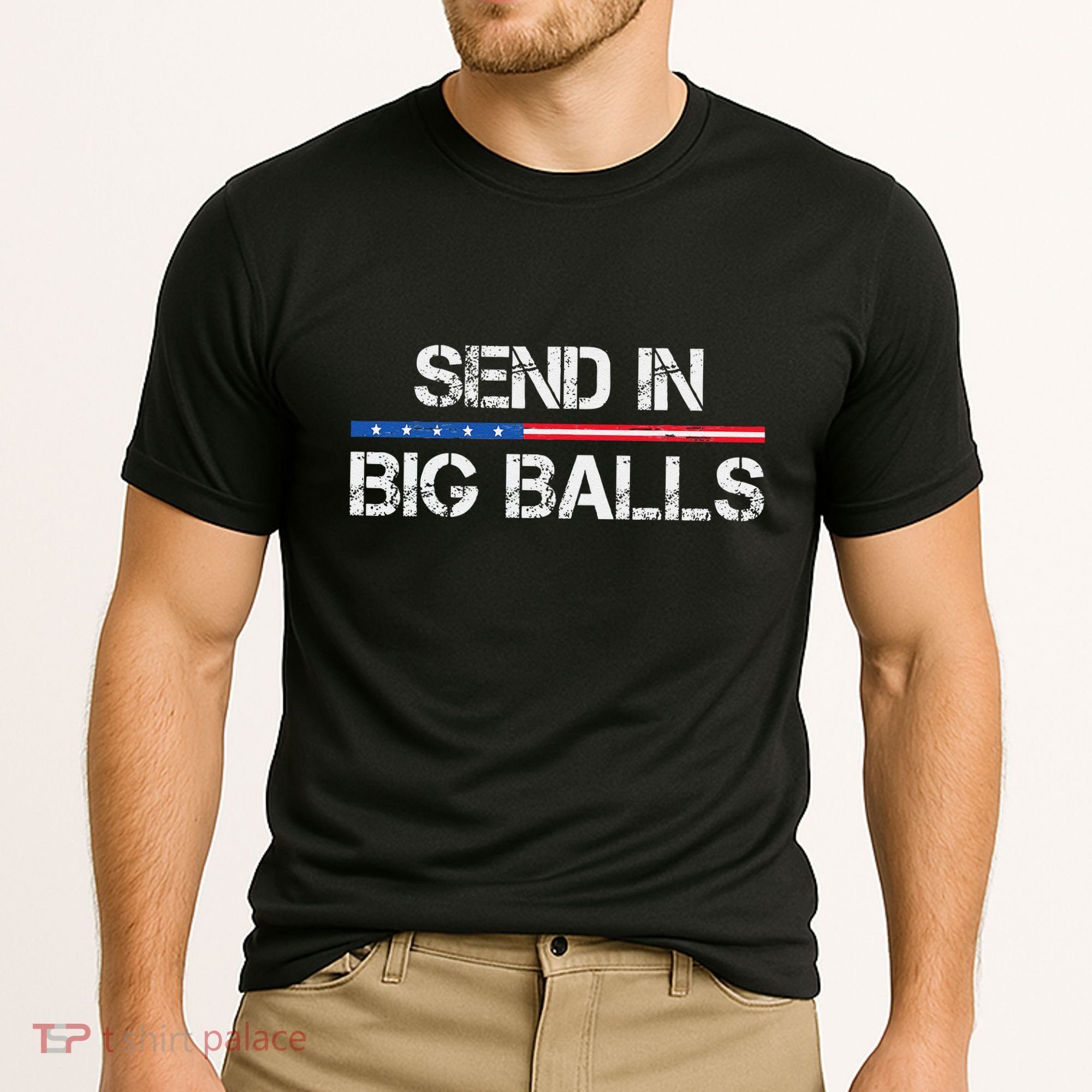 Send In Big Balls Doge D.O.G.E Gift Cooling Performance Crew T-Shirt