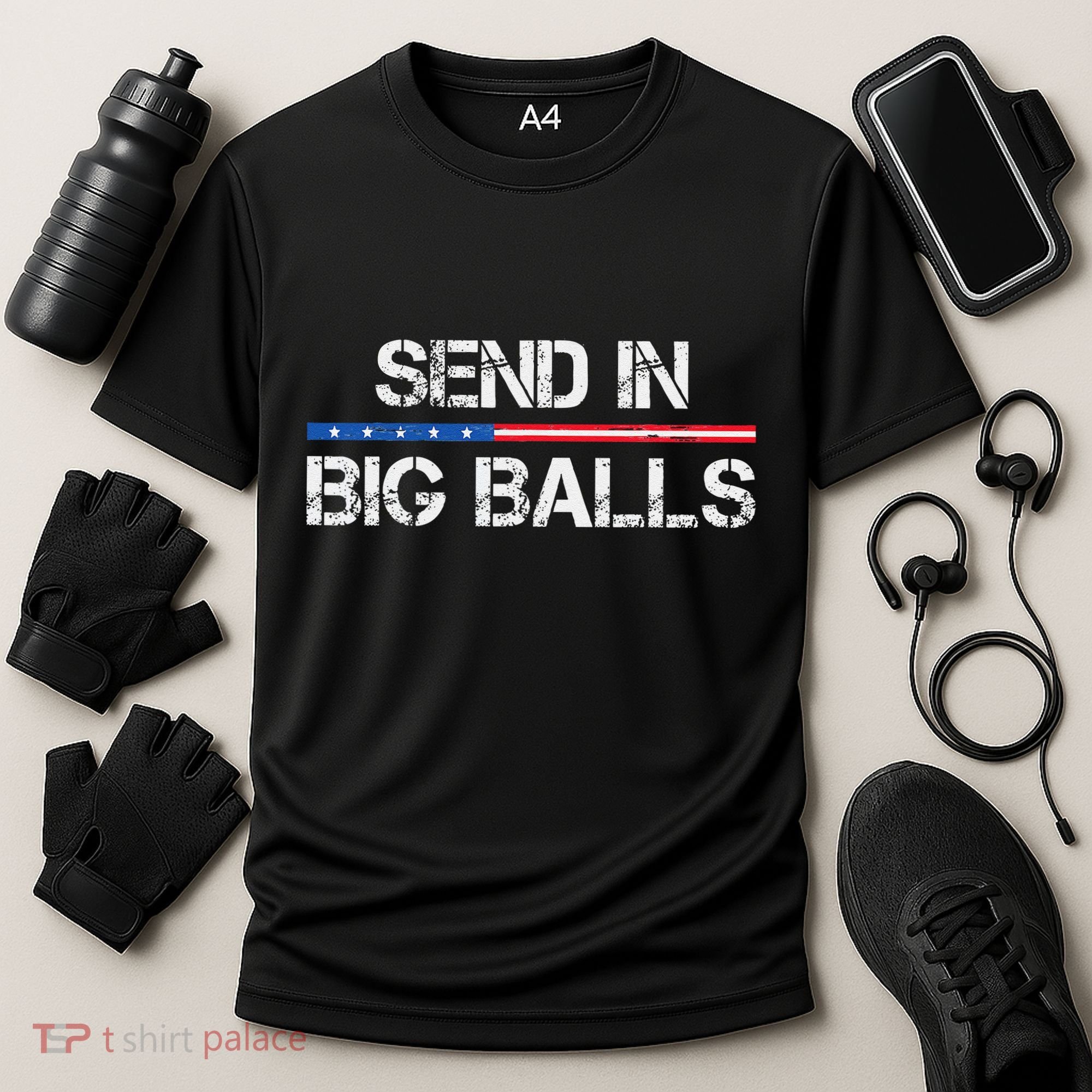 Send In Big Balls Doge D.O.G.E Gift Cooling Performance Crew T-Shirt