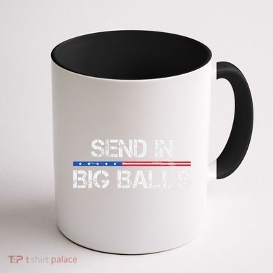 Send In Big Balls Doge D.O.G.E Gift Coffee Mug back
