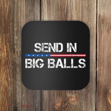 Send In Big Balls Doge D.O.G.E Gift Coaster