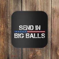 Send In Big Balls Doge D.O.G.E Gift Coaster thumb 0