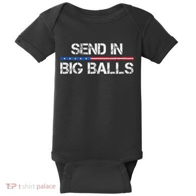 Send In Big Balls Doge D.O.G.E Gift Baby Bodysuit
