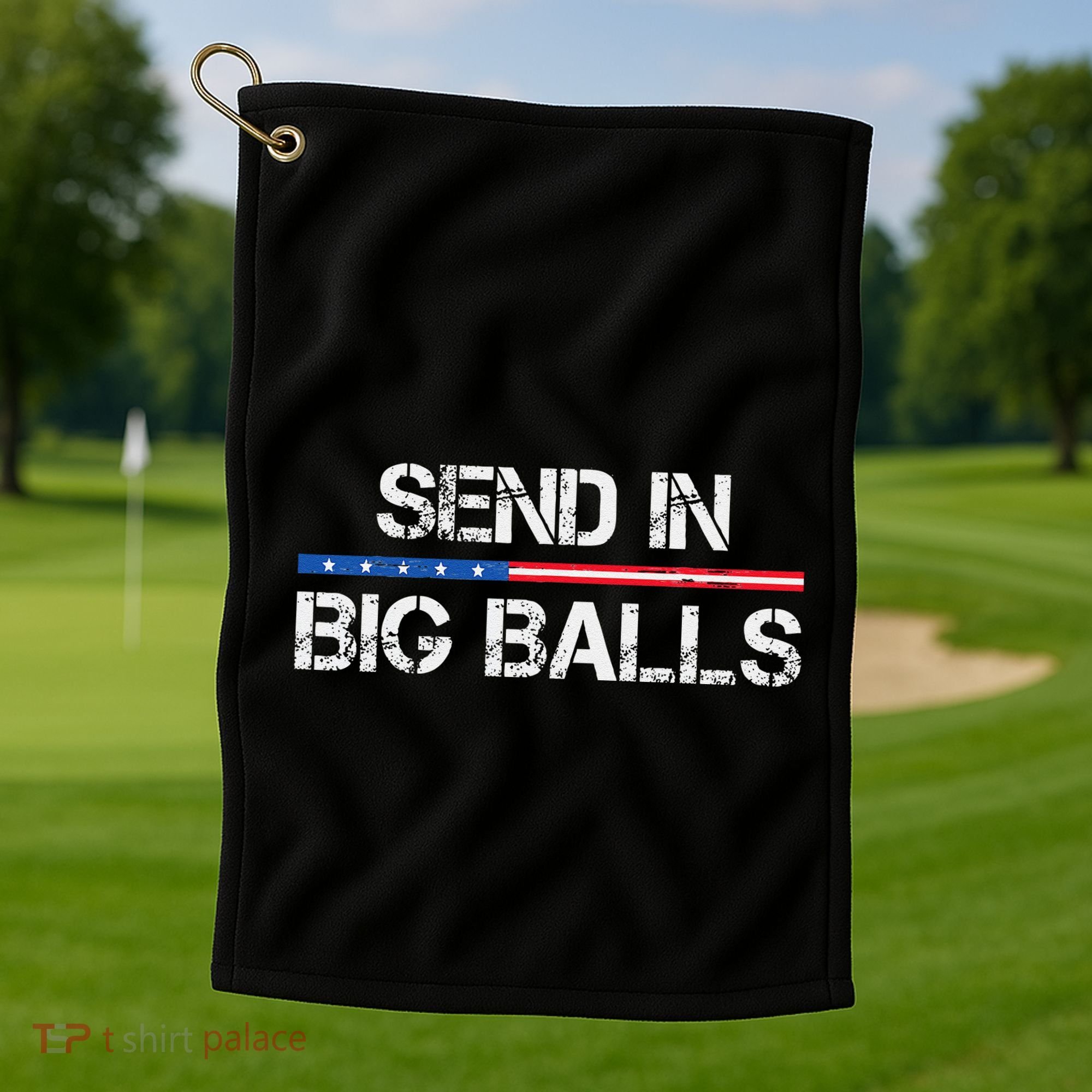 Send In Big Balls Doge D.O.G.E Gift Golf Towel