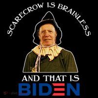 Scarecrow Is Brainless And That Is Biden Backpack thumb 2
