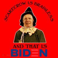 Scarecrow Is Brainless And That Is Biden Santa Hat thumb 1