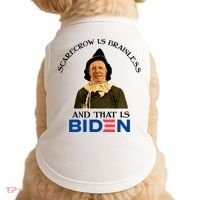 Scarecrow Is Brainless And That Is Biden Doggie Tank thumb 0