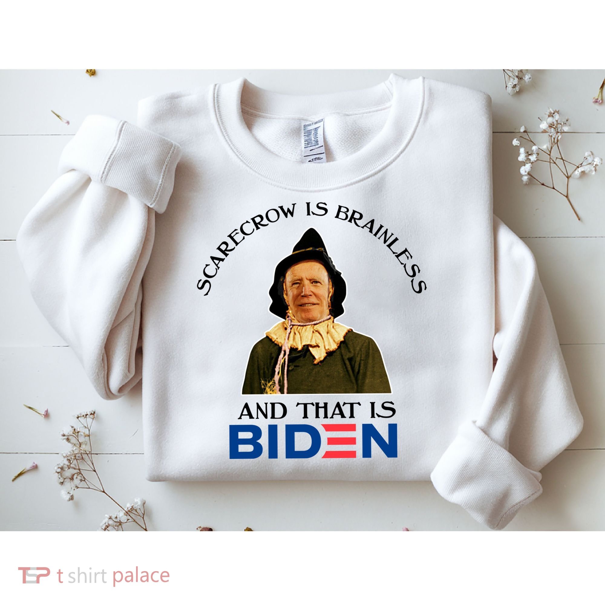 Scarecrow Is Brainless And That Is Biden Sweatshirt
