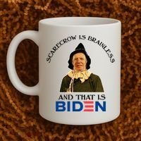 Scarecrow Is Brainless And That Is Biden Coffee Mug thumb 2