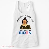 Scarecrow Is Brainless And That Is Biden Women's Tank Top thumb 0