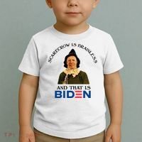 Scarecrow Is Brainless And That Is Biden Toddler T-Shirt thumb 2