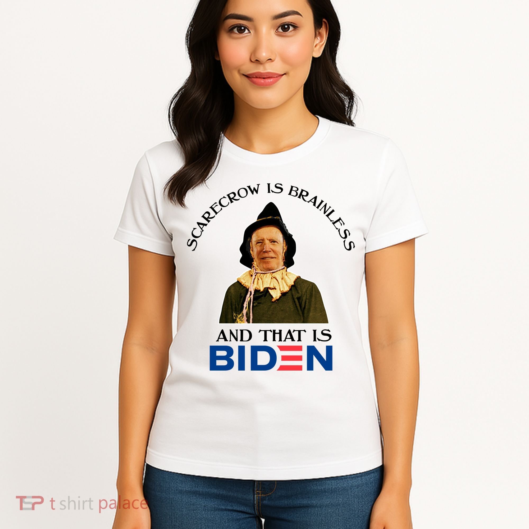 Scarecrow Is Brainless And That Is Biden Women's T-Shirt