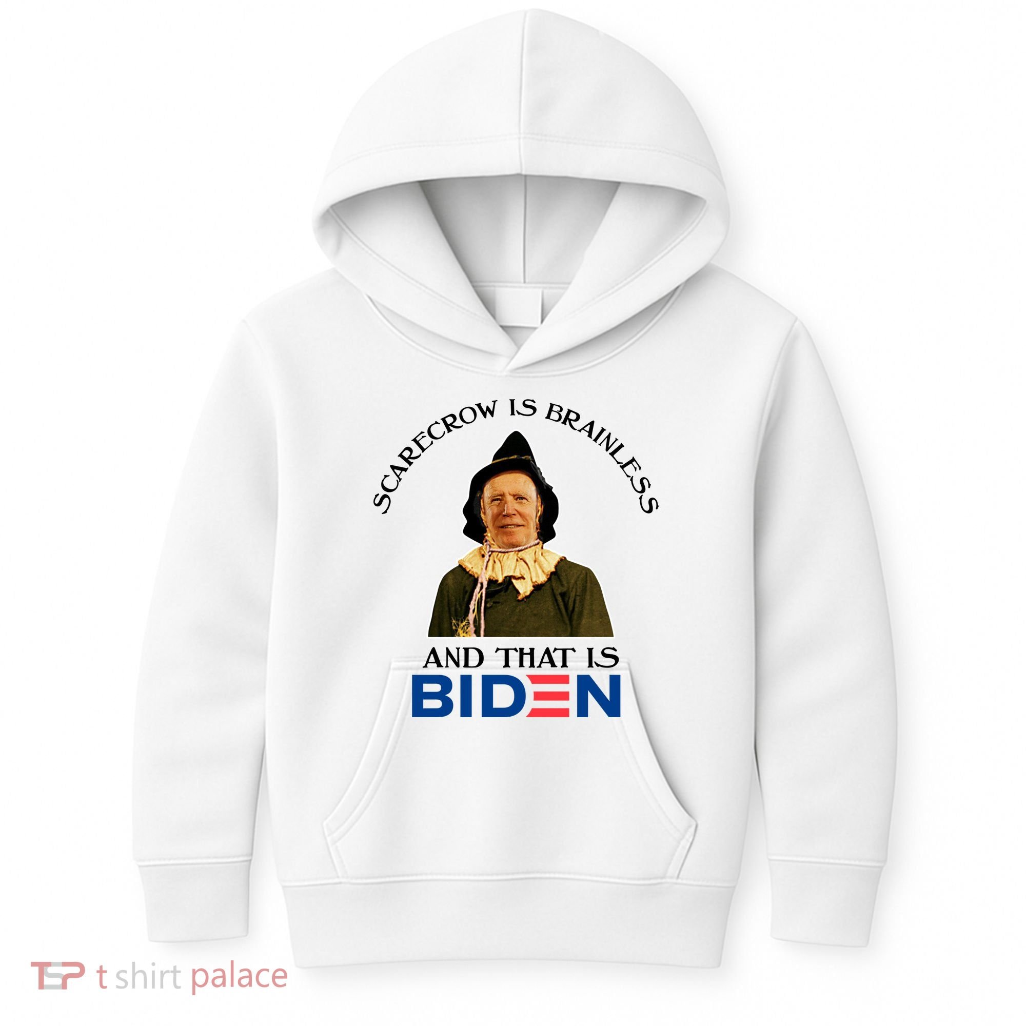 Scarecrow Is Brainless And That Is Biden Kids Hoodie