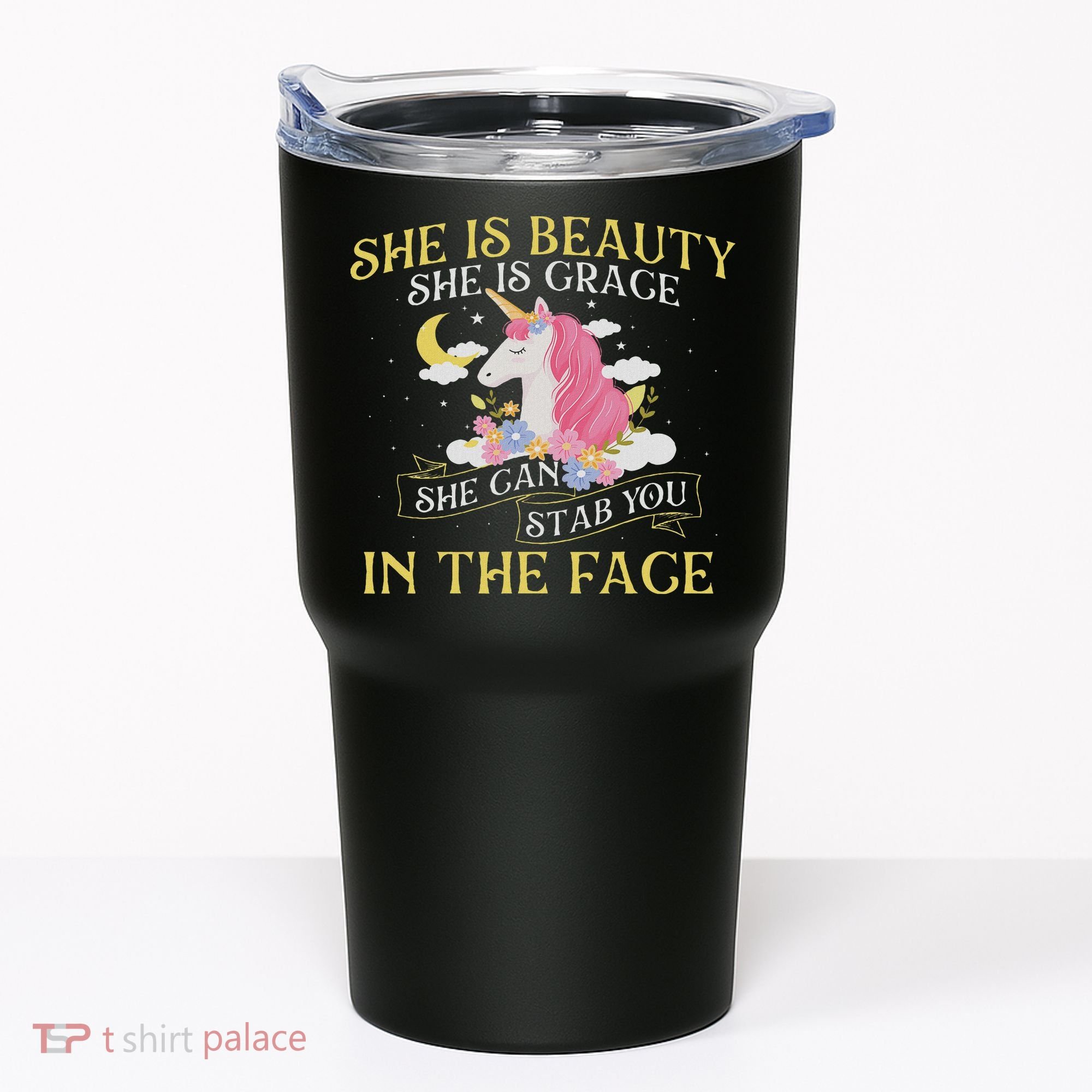 She Is Beauty Mythical Animal Rainbow Unicorn Magical Tumbler