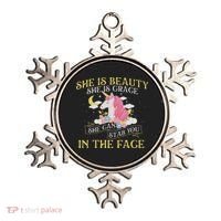She Is Beauty Mythical Animal Rainbow Unicorn Magical Ornament thumb 0