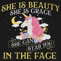 She Is Beauty Mythical Animal Rainbow Unicorn Magical Ornament thumb 1