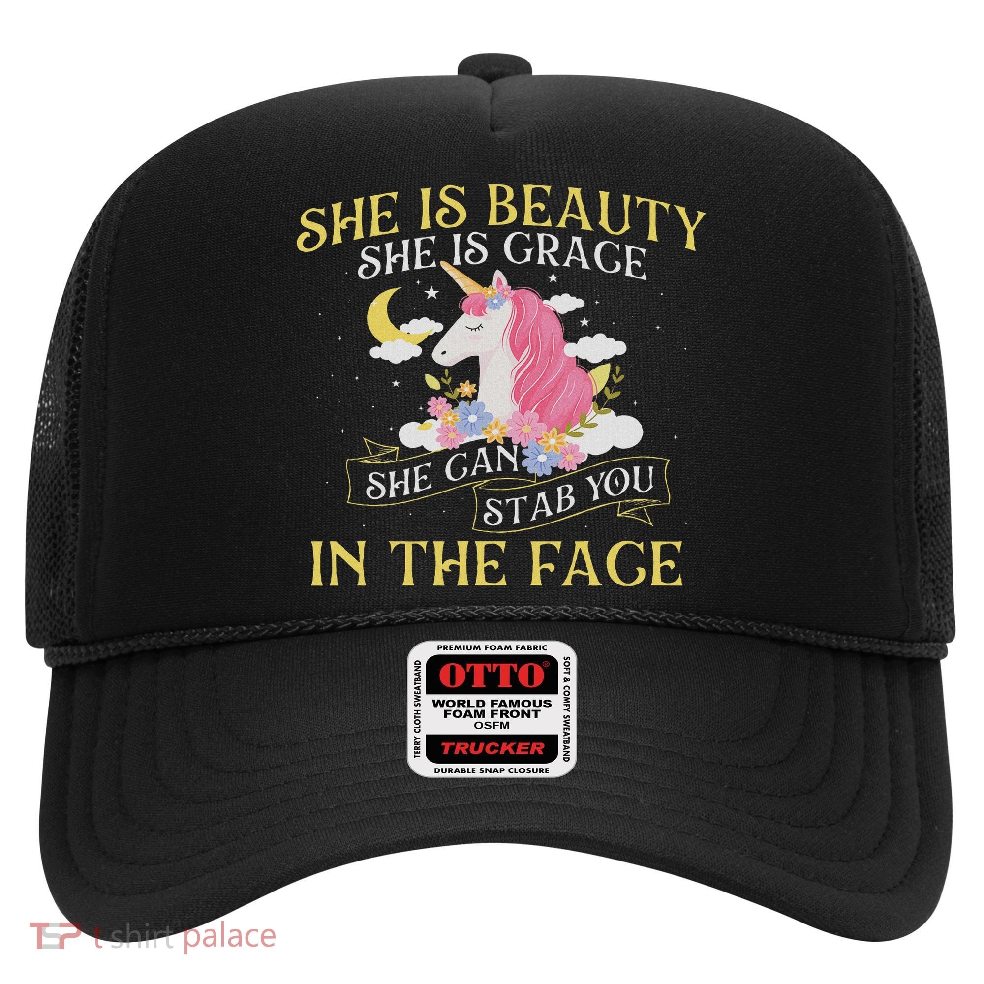She Is Beauty Mythical Animal Rainbow Unicorn Magical Hat
