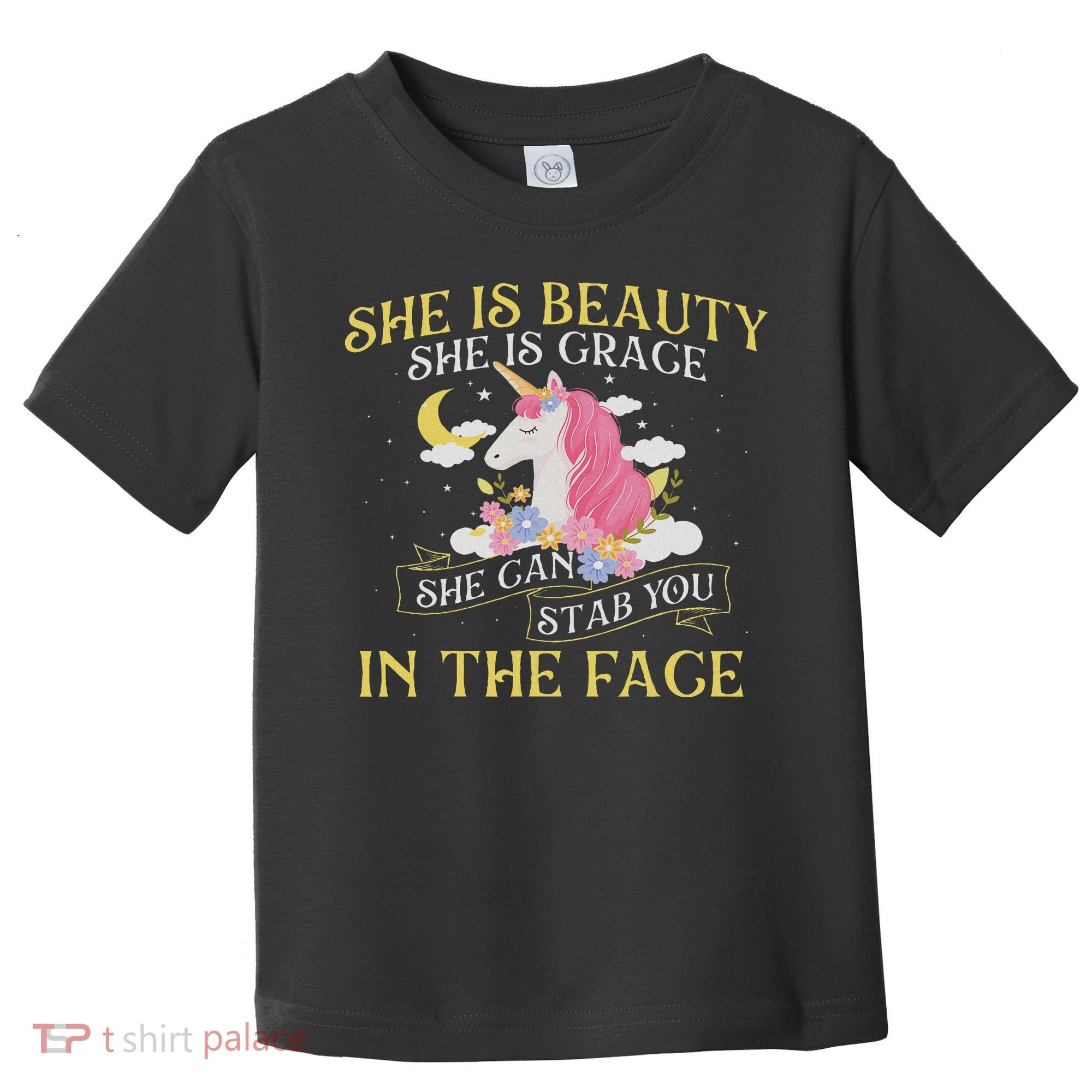 She Is Beauty Mythical Animal Rainbow Unicorn Magical Toddler T-Shirt