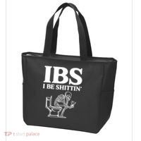 Skeleton I Be Shittin Ibs Funny Tote Bag thumb 3