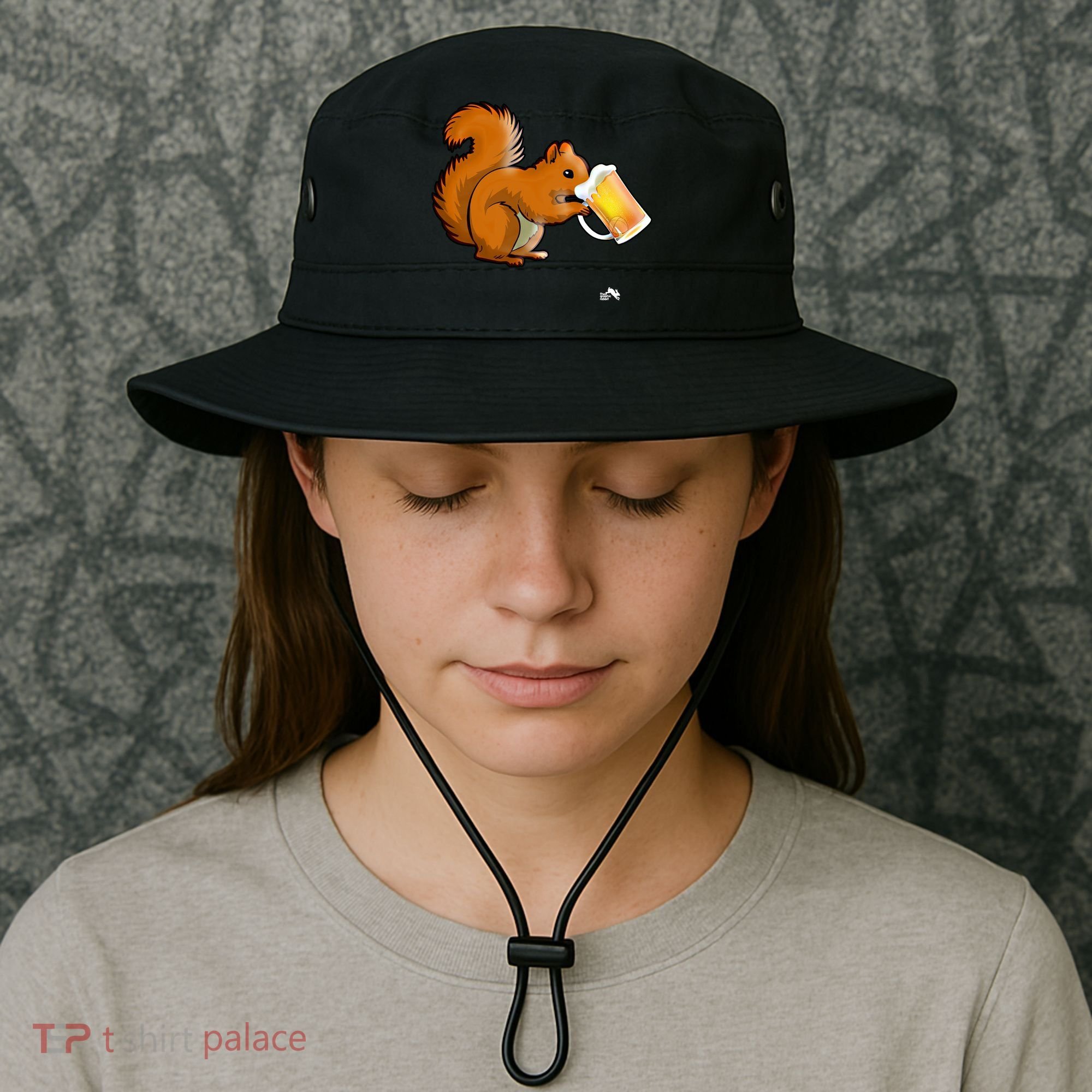 Squirrel Ing Beer For Animal Lovers Gift Beer Squirrel Cute Gift Bucket Hat