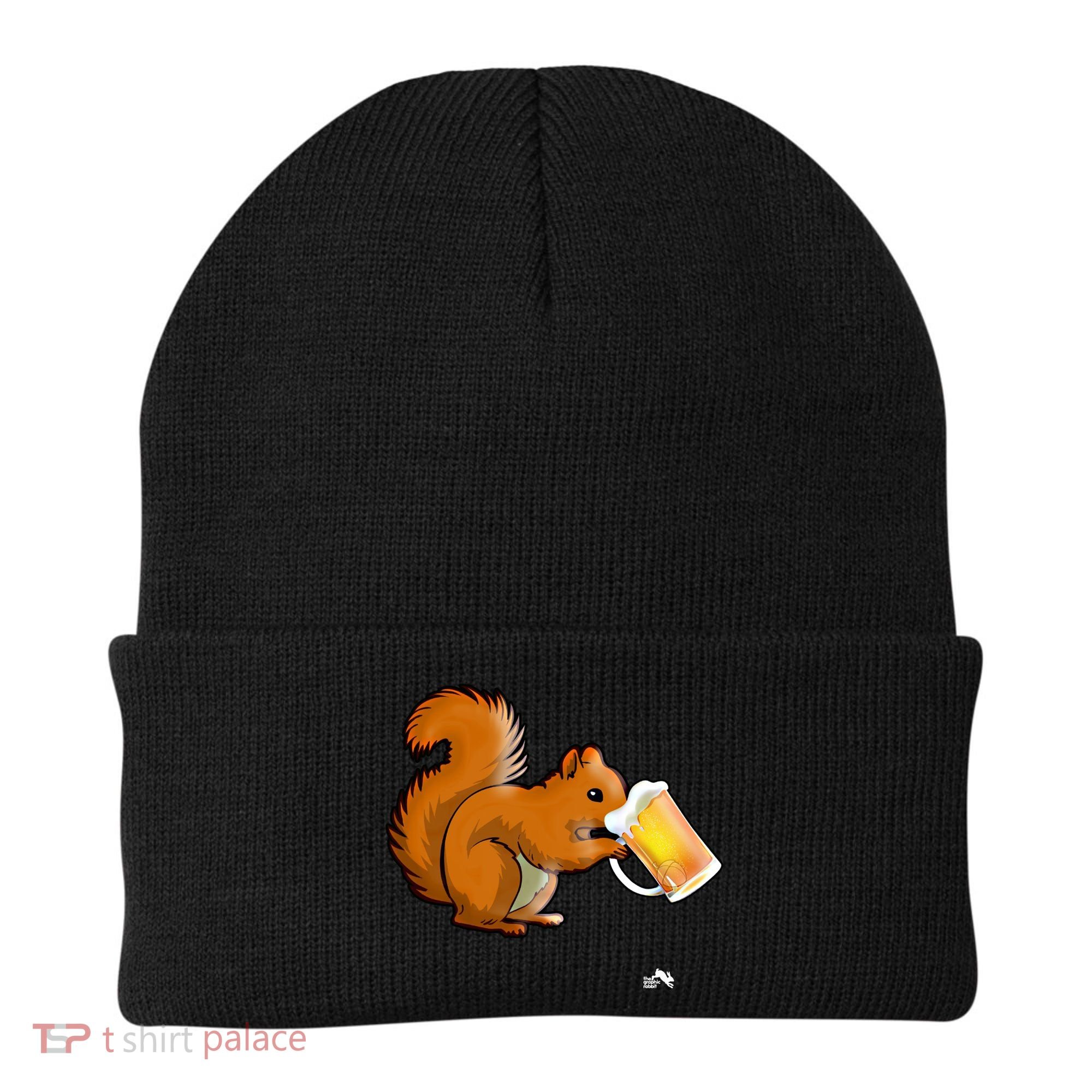 Squirrel Ing Beer For Animal Lovers Gift Beer Squirrel Cute Gift Beanie