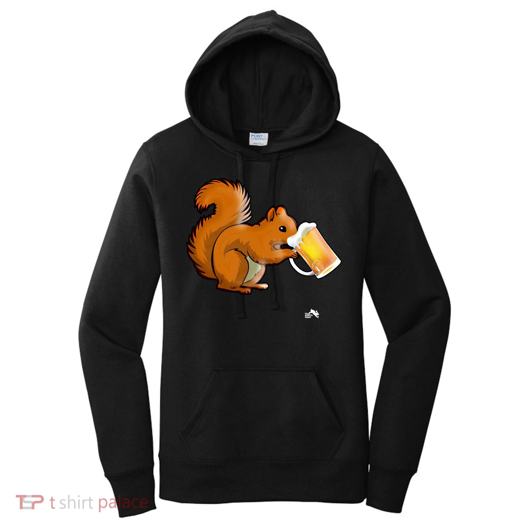 Squirrel Ing Beer For Animal Lovers Gift Beer Squirrel Cute Gift Women's Hoodie